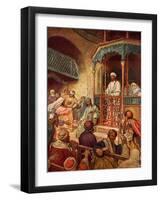 Jesus is rejected at Nazareth - Bible-William Brassey Hole-Framed Giclee Print