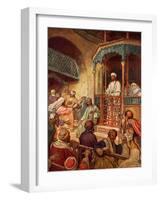 Jesus is rejected at Nazareth - Bible-William Brassey Hole-Framed Giclee Print