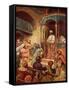 Jesus is rejected at Nazareth - Bible-William Brassey Hole-Framed Stretched Canvas