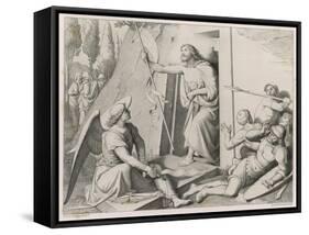 Jesus Is Resurrected-Friedrich Overbeck-Framed Stretched Canvas