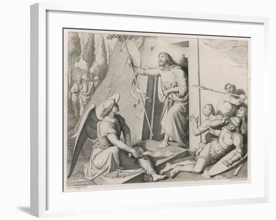 Jesus Is Resurrected-Friedrich Overbeck-Framed Art Print