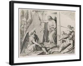 Jesus Is Resurrected-Friedrich Overbeck-Framed Art Print