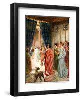 Jesus is sent to Herod - Bible-William Brassey Hole-Framed Giclee Print