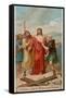 Jesus Is Stripped of His Garments. the Tenth Station of the Cross-null-Framed Stretched Canvas