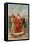 Jesus Is Stripped of His Garments. the Tenth Station of the Cross-null-Framed Stretched Canvas