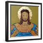 Jesus is stripped-Sara Hayward-Framed Giclee Print