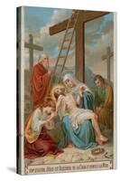 Jesus Is Taken Down from the Cross and Restored to His Mother. the Thirteenth Station of the Cross-null-Stretched Canvas