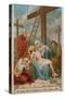 Jesus Is Taken Down from the Cross and Restored to His Mother. the Thirteenth Station of the Cross-null-Stretched Canvas