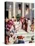 Jesus is taken to Pontius Pilate - Bible-William Brassey Hole-Stretched Canvas