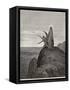 Jesus is Tempted by Satan in the Wilderness-Gustave Dor?-Framed Stretched Canvas