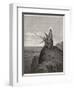 Jesus is Tempted by Satan in the Wilderness-Gustave Dor?-Framed Photographic Print
