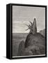 Jesus is Tempted by Satan in the Wilderness-Gustave Dor?-Framed Stretched Canvas