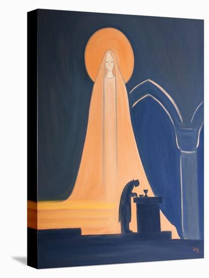 Jesus is Truly Mary's Son; All that He Has, in His Sacred Humanity, Comes from His Holy Mother, 200-Elizabeth Wang-Stretched Canvas