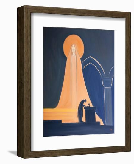 Jesus is Truly Mary's Son; All that He Has, in His Sacred Humanity, Comes from His Holy Mother, 200-Elizabeth Wang-Framed Giclee Print