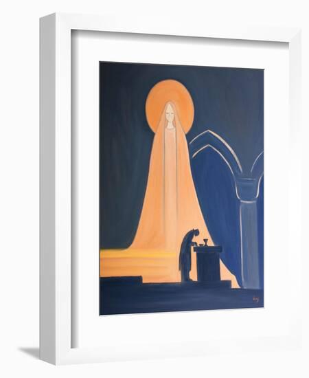 Jesus is Truly Mary's Son; All that He Has, in His Sacred Humanity, Comes from His Holy Mother, 200-Elizabeth Wang-Framed Giclee Print