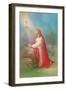 Jesus Kneeling Praying Looking at a Chalice in Midair-Christo Monti-Framed Giclee Print