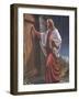 Jesus Knock on the Door-unknown Tobey-Framed Art Print