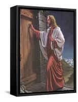 Jesus Knock on the Door-unknown Tobey-Framed Stretched Canvas