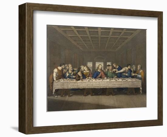 Jesus' Last Supper with His Disciples-Thouvenin-Framed Photographic Print