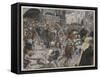 Jesus Led from Caiaphas to Pilate, Illustration from 'The Life of Our Lord Jesus Christ', 1886-94-James Tissot-Framed Stretched Canvas