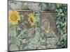 Jesus Looking Through a Lattice with Sunflowers, Illustration for 'The Life of Christ', C.1886-96-James Tissot-Mounted Giclee Print