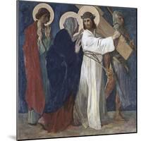 Jesus Meets His Mother (4th Station of the Cross) 1898-Martin Feuerstein-Mounted Giclee Print