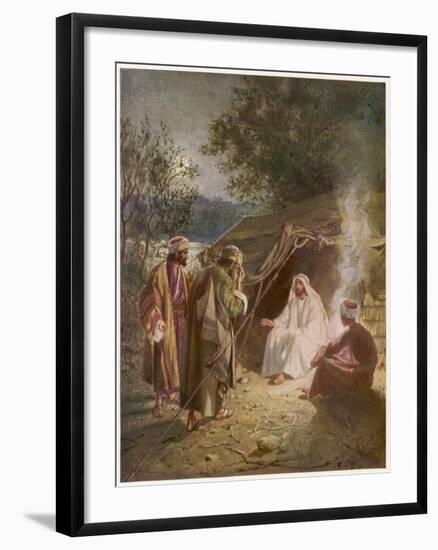 Jesus Meets John, Andrew and Simon Peter-null-Framed Art Print