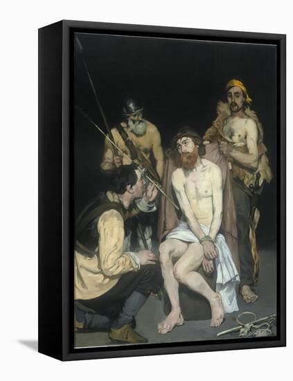 Jesus Mocked by the Soldiers, 1865-Edouard Manet-Framed Stretched Canvas