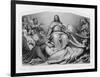 Jesus of Nazareth Depicted as Christ the Consolator-Sydenham Teast Edwards-Framed Art Print