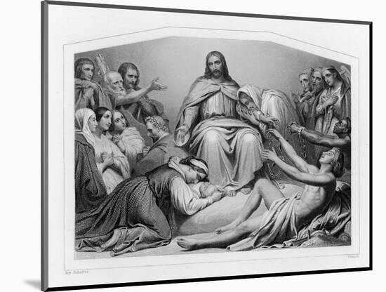 Jesus of Nazareth Depicted as Christ the Consolator-Sydenham Teast Edwards-Mounted Art Print