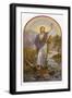 Jesus of Nazareth Religious Leader of Jewish Origin-Leonard Pownall-Framed Art Print