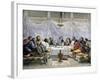 Jesus Offering the Disciples Wine at the Last Supper-null-Framed Giclee Print