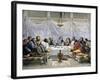 Jesus Offering the Disciples Wine at the Last Supper-null-Framed Giclee Print