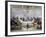 Jesus Offering the Disciples Wine at the Last Supper-null-Framed Giclee Print