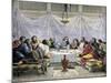 Jesus Offering the Disciples Wine at the Last Supper-null-Mounted Giclee Print