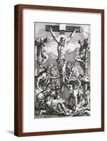 Jesus on Cross-null-Framed Art Print