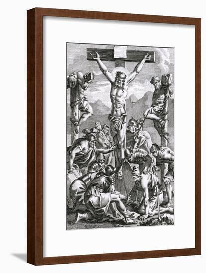 Jesus on Cross-null-Framed Art Print