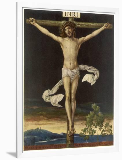 Jesus on Cross-null-Framed Art Print