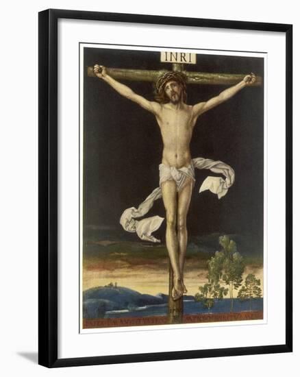 Jesus on Cross-null-Framed Art Print