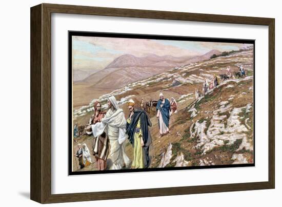 Jesus on His Way to Galilee, Illustration for 'The Life of Christ', C.1886-96-James Tissot-Framed Giclee Print