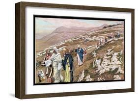 Jesus on His Way to Galilee, Illustration for 'The Life of Christ', C.1886-96-James Tissot-Framed Giclee Print