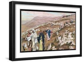 Jesus on His Way to Galilee, Illustration for 'The Life of Christ', C.1886-96-James Tissot-Framed Giclee Print