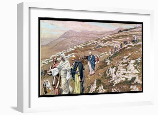 Jesus on His Way to Galilee, Illustration for 'The Life of Christ', C.1886-96-James Tissot-Framed Giclee Print