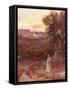 Jesus on the Mount of Olives-William Brassey Hole-Framed Stretched Canvas