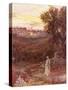 Jesus on the Mount of Olives-William Brassey Hole-Stretched Canvas