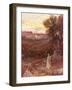 Jesus on the Mount of Olives-William Brassey Hole-Framed Giclee Print