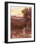 Jesus on the Mount of Olives-William Brassey Hole-Framed Giclee Print