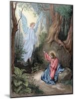 Jesus on the Mount of Olives-null-Mounted Giclee Print