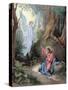 Jesus on the Mount of Olives-null-Stretched Canvas