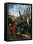 Jesus on the Road to Calvary, Late 15th-Early 16th Century-Michael Sittow-Framed Stretched Canvas